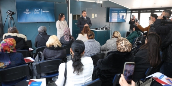 Yükselen kadınlar girişimcilik tırı Düzce’de