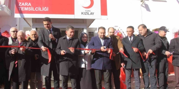 Zara’da Türk Kızılay hizmet binası törenle açıldı