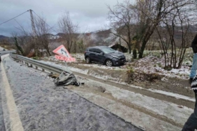 Zonguldak’ta kar yağışı kazayı beraberinde getirdi: 2 kişi yaralandı