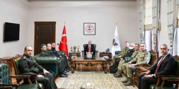 5’inci Kolordu Komutanı Tümgeneral Aksoytürk ve beraberindeki heyet Kırklareli’nde