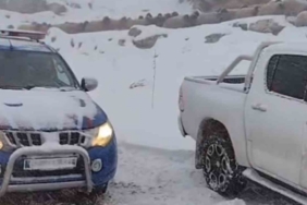 Adıyaman’da dağda mahsur kalan iki çoban ve 800 küçükbaş hayvan kurtarıldı