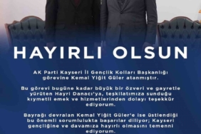 Ak Parti Kayseri İl Gençlik Kolları Başkanı Kemal Yiğit Güler oldu