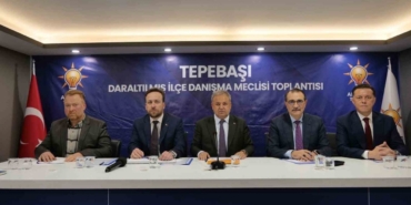AK Parti Tepebaşı İlçe Danışma Toplantısı düzenlendi