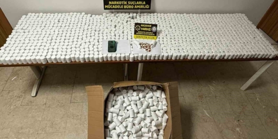 Akşehir’de 10 milyon liralık uyuşturucu operasyonu