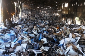 Alanya’da klima deposundaki yangının boyutu gün aydınlanınca ortaya çıktı