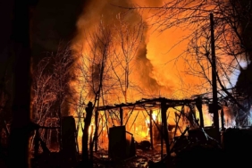 Ardiye yangını eve sıçramadan söndürüldü