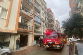 Aspiratörden çıkan yangın panikletti