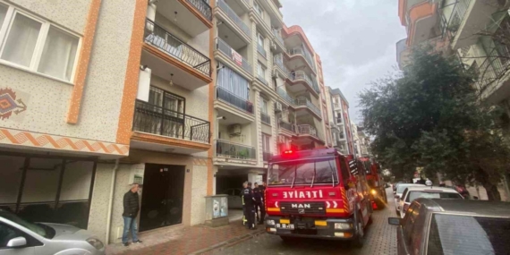 Aspiratörden çıkan yangın panikletti