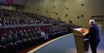 Bakan Güler: "Hiçbir terör örgütünün bölgede kök salmasına müsaade etmeyeceğimizi bir kez daha hatırlatmak istiyorum"