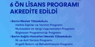 BARÜ’nün 6 ön lisans programı akredite edildi