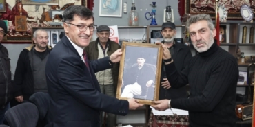 Başkan Eyüp Kahveci, antika ve mezat buluşmalarına katıldı