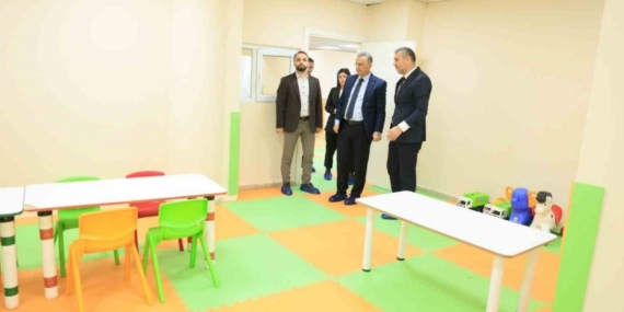 Başkan Kurnaz: "Ailelerin yükünü hafifletecek bir kreşi hizmete açıyoruz"