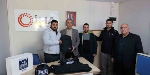 Başkan Yapar’dan İhlas Haber Ajansı ekibine teşekkür