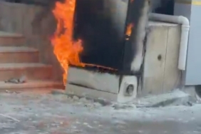 Batman’da aşırı yük elektrik panosunu yaktı