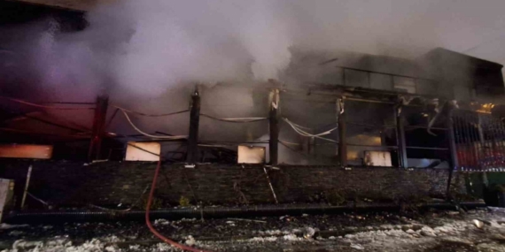 Batman’da kafe yangını: İş yeri kullanılamaz hale geldi