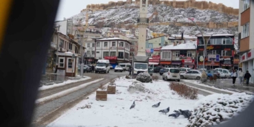 Bayburt’a kar geliyor