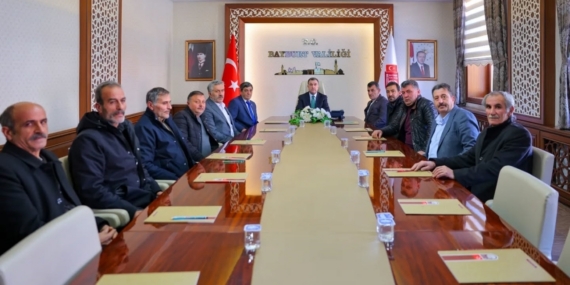 Bayburt’un tarımsal sulama altyapısı toplantıda değerlendirildi