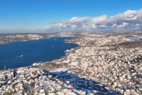 Beykoz Kavacık sabaha beyaz örtüyle uyandı