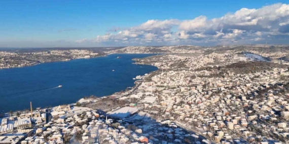 Beykoz Kavacık sabaha beyaz örtüyle uyandı