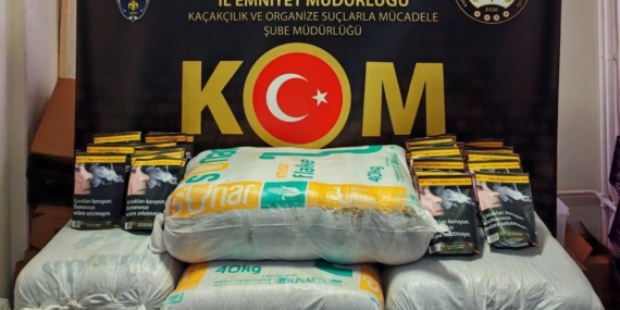 Bilecik’te 123 kilo kaçak tütün ele geçirildi