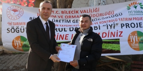 Bilecik’te "Marul Daha Bi’ İyi" Projesi ile üretim tescillendi
