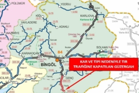 Bingöl-Diyarbakır karayolu tır trafiğine kapatıldı