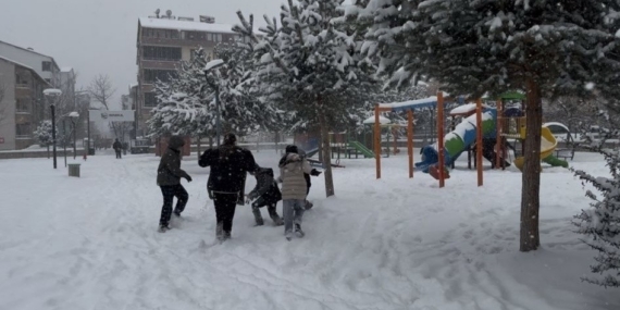 Bingöl’de yoğun kar yağışı