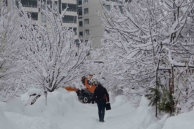 Bitlis’te kar yağışı yeniden etkili oldu