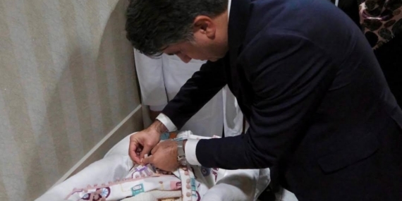 Bolu’da 2026 yılının ilk bebeği dünyaya geldi