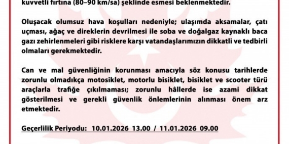 Bursa Valiliği’nden peş peşe uyarılar