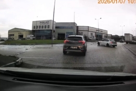 Bursa’da cadde ortasında driftin bedeli 58 bin lira oldu