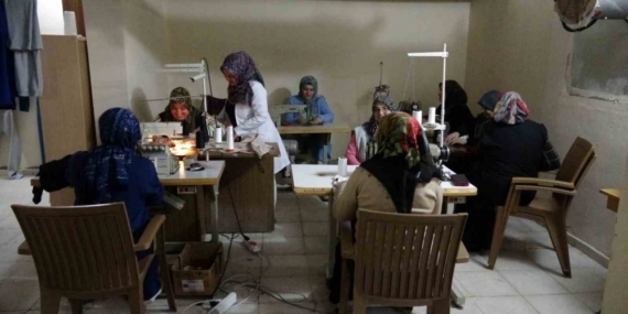 Cezaevi lojmanlarından üretime