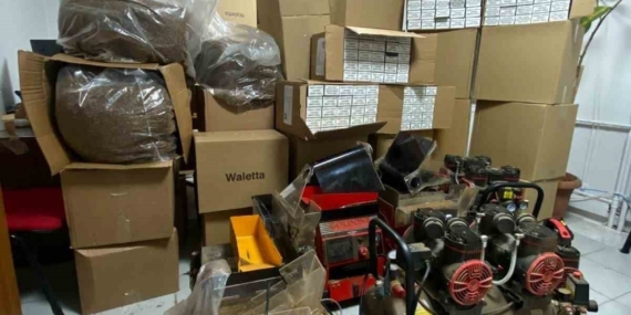 Çiçekdağı’nda kaçak tütün ve imalatı operasyonu