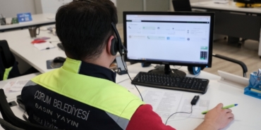 Çorum Belediyesi 1 yılda 164 bin çağrı cevap verdi