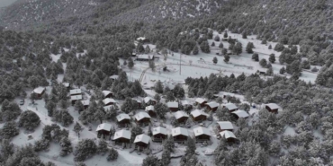 Denizli teleferikte yeni dönem kar manzarasıyla başlıyor