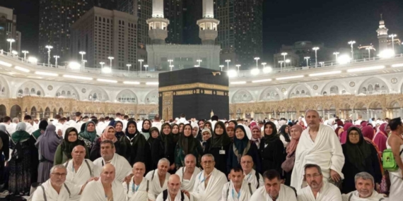 Denizlili umreciler kutsal topraklardaki ziyaretlerini sürdürüyor