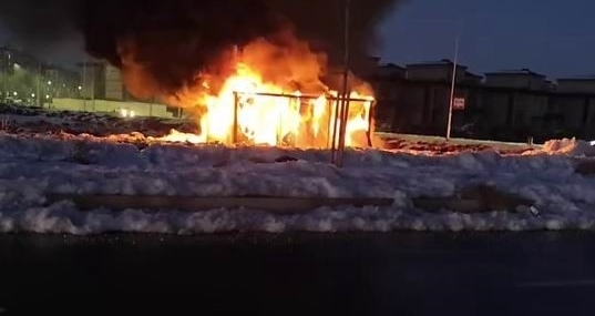 Diyarbakır’da trafo alev aldı