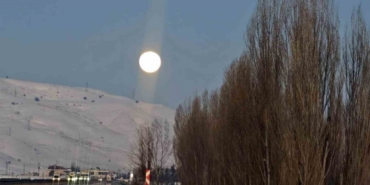 Dolunayın görüntüsü büyüledi