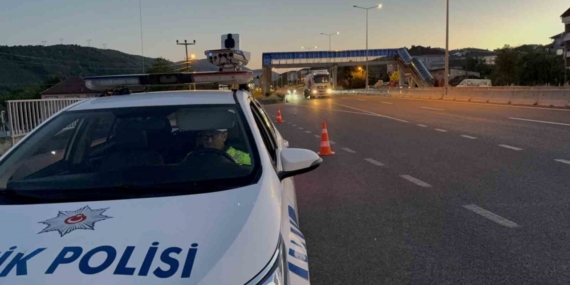 Düzce’de bir yılda 133 bin 343 araç sürücüsüne cezai işlem uygulandı
