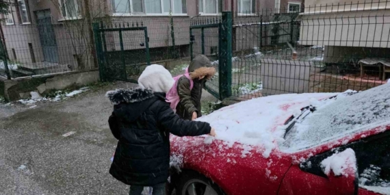 Düzce’de kar sürprizi