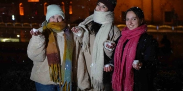 Edirne’de kar sevinci: Vatandaşlar beyaz örtünün tadını çıkardı