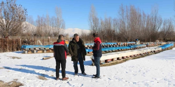 Erzincan’da arıcılığa destek sürüyor