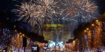 Fransa’da yeni yıl üst düzey güvenlik önlemleri altında kutlandı