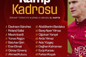 Galatasaray’ın Fethiyespor maçı kamp kadrosu açıklandı