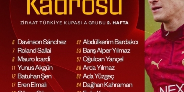 Galatasaray’ın Fethiyespor maçı kamp kadrosu açıklandı