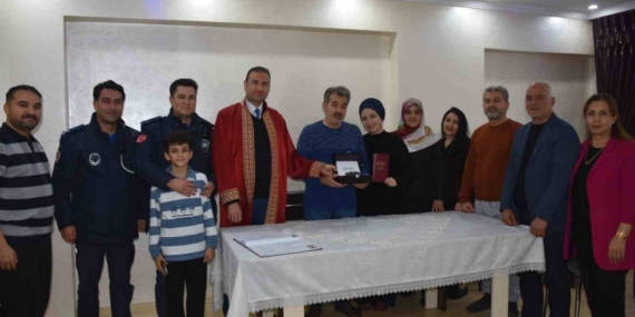 Gaziantep’te yoğun kar yağışı nikaha engel olamadı