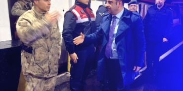 Gazipaşa Kaymakamı yılbaşı gecesinde görevli ekipleri yalnız bırakmadı