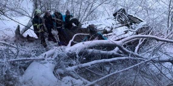 Giresun’da otomobil fındık bahçesine yuvarlandı: 6 Yaralı