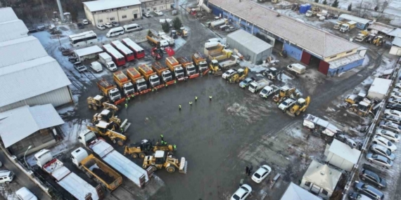 Gölbaşı Belediyesi, karla mücadeleye hazır