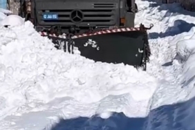 Hozat’ta jandarmadan kış mesaisi